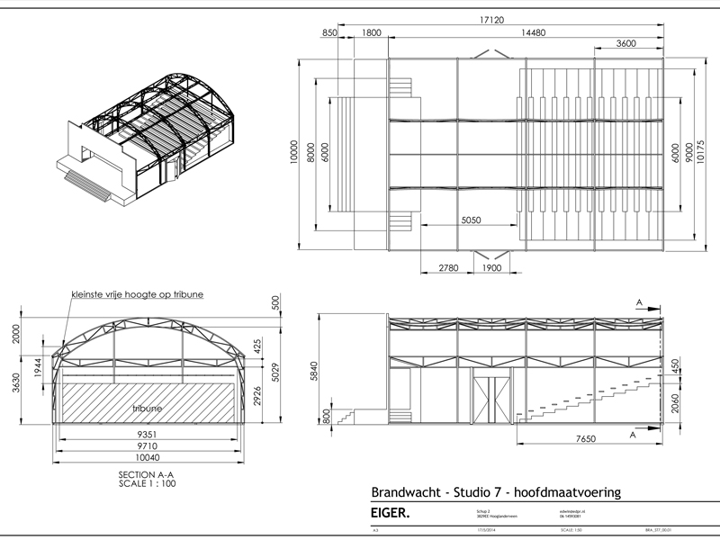Studio 7 plattegrond